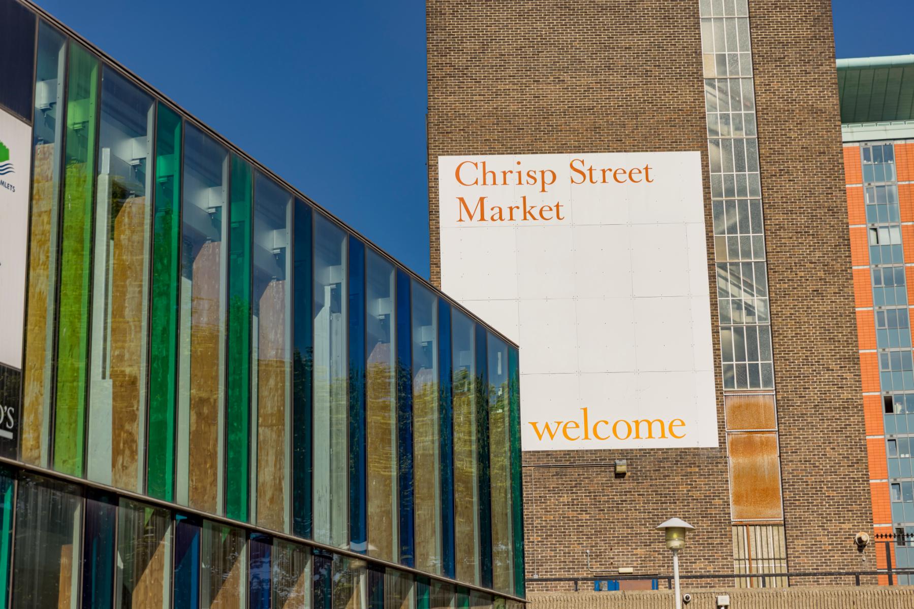Home to Chrisp Street Market, one of London’s oldest street markets