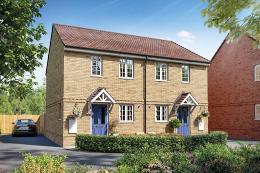 2 bedroom semi-detached