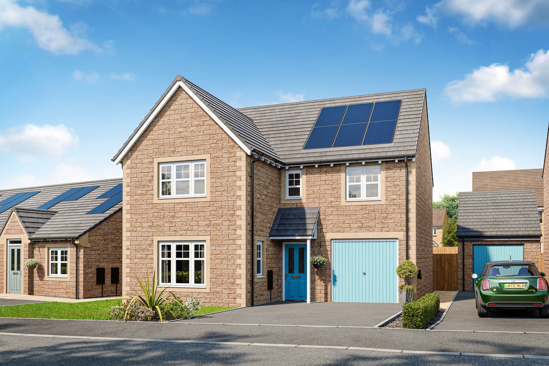 With energy efficient features on each home