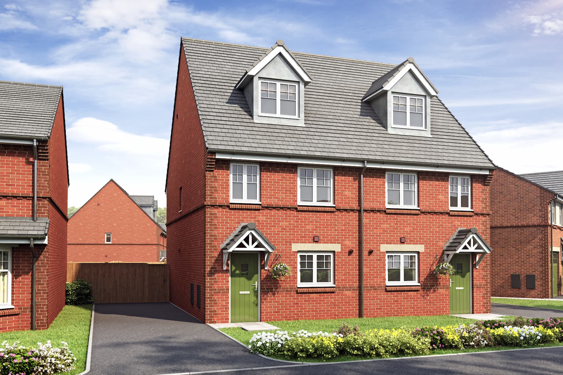 Flexible living across 2 or 2.5 storeys