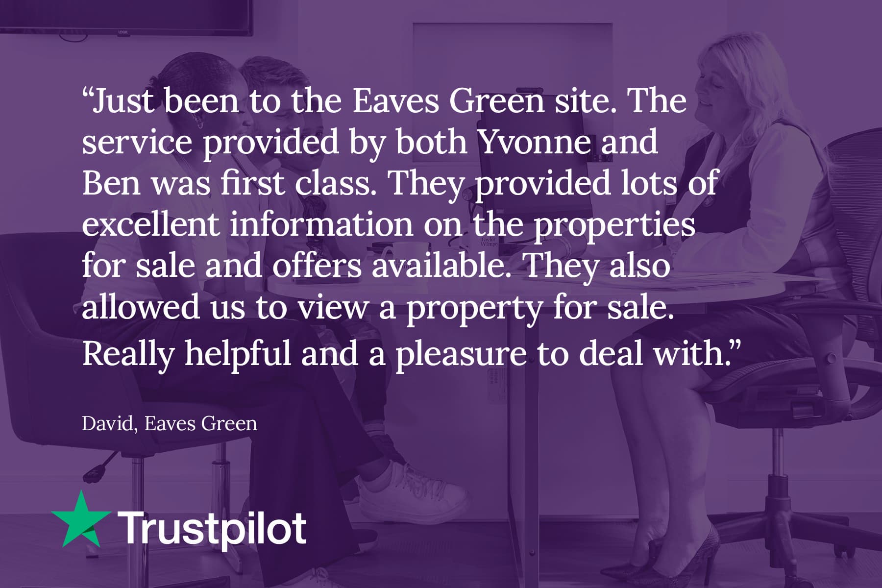 Eaves Green trust pilot