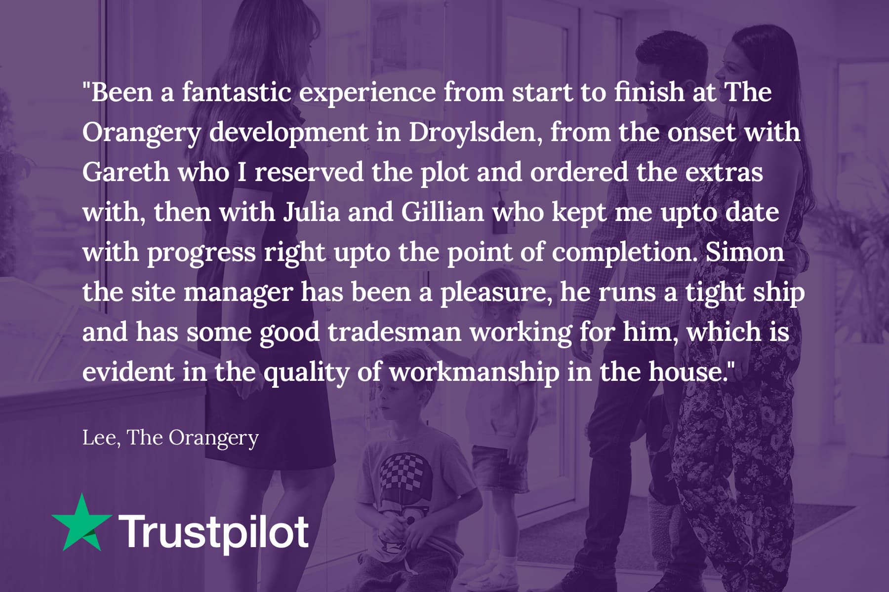 The Orangery trust pilot review