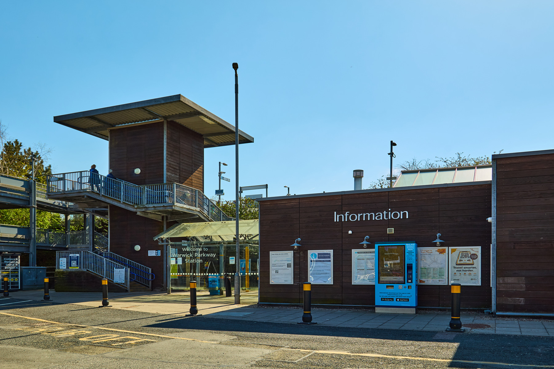 Warwick train station, connecting the town with major cities