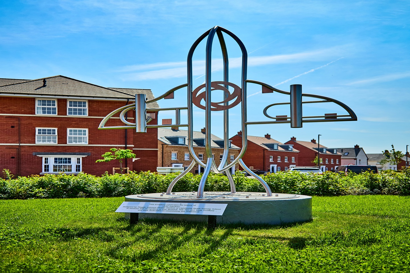Monument designed by local school student