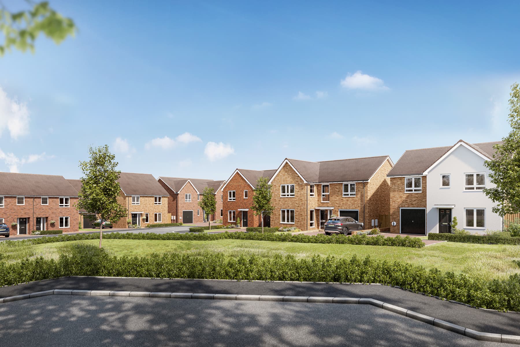 Offering a range of 2, 3, 4 & 5 bedroom homes
