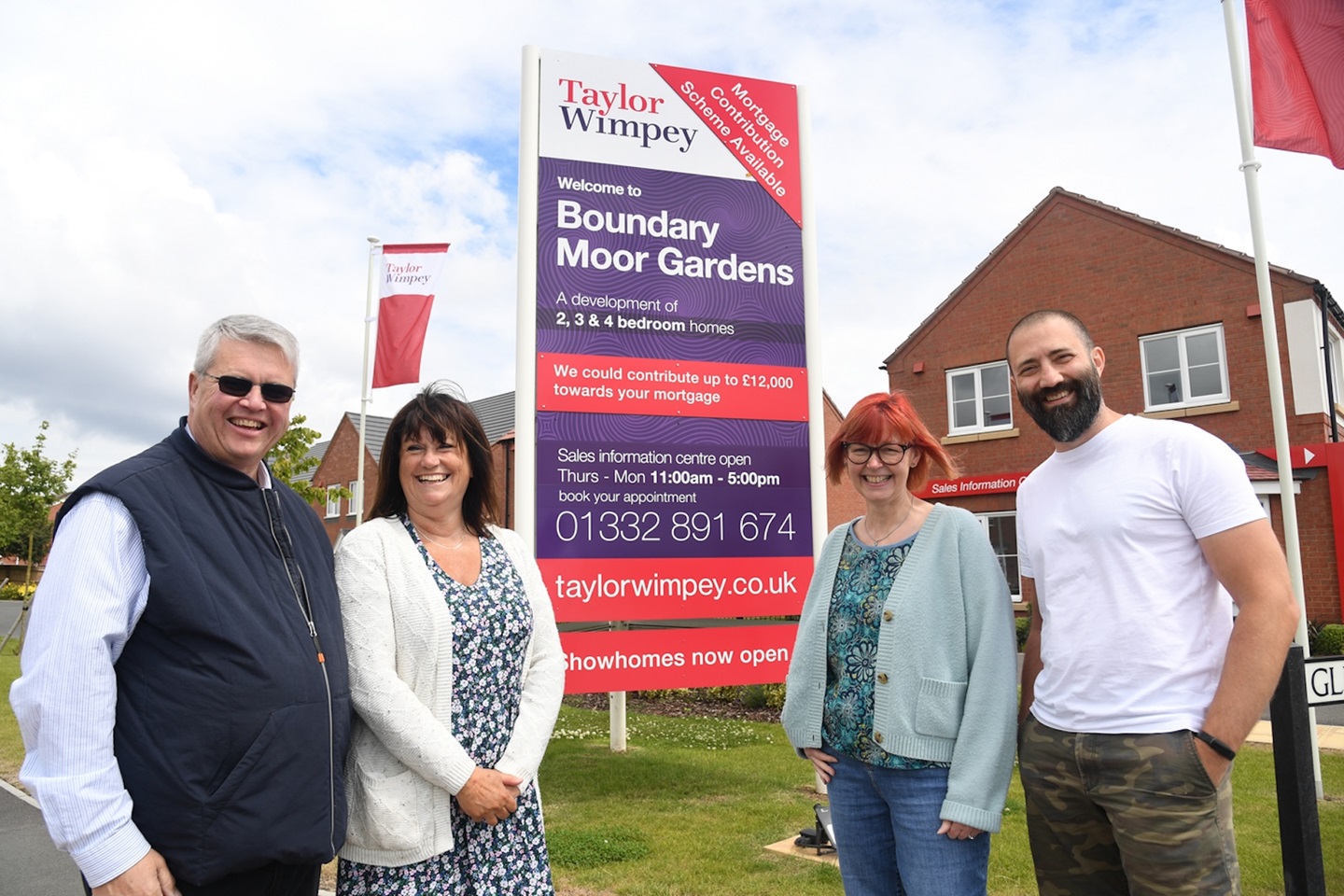 The founders of the newly formed Boundary Moor Gardens residents group