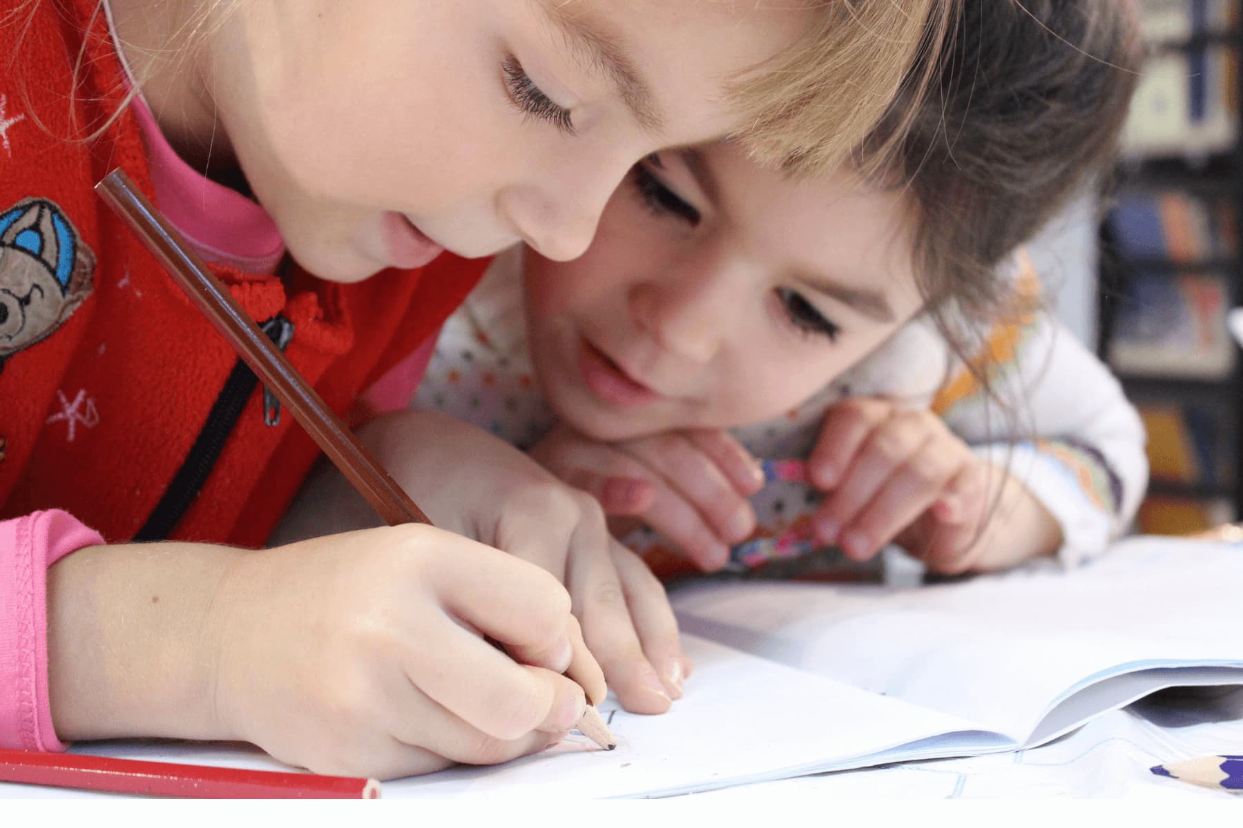 children at school