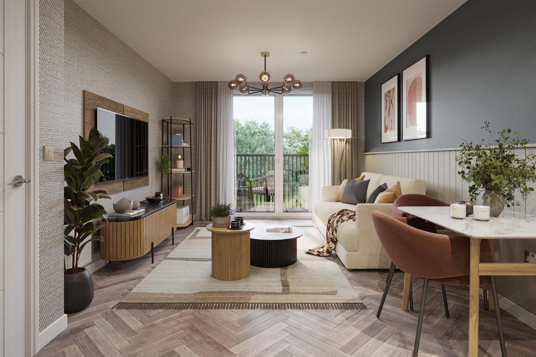 Kitchen Living Room