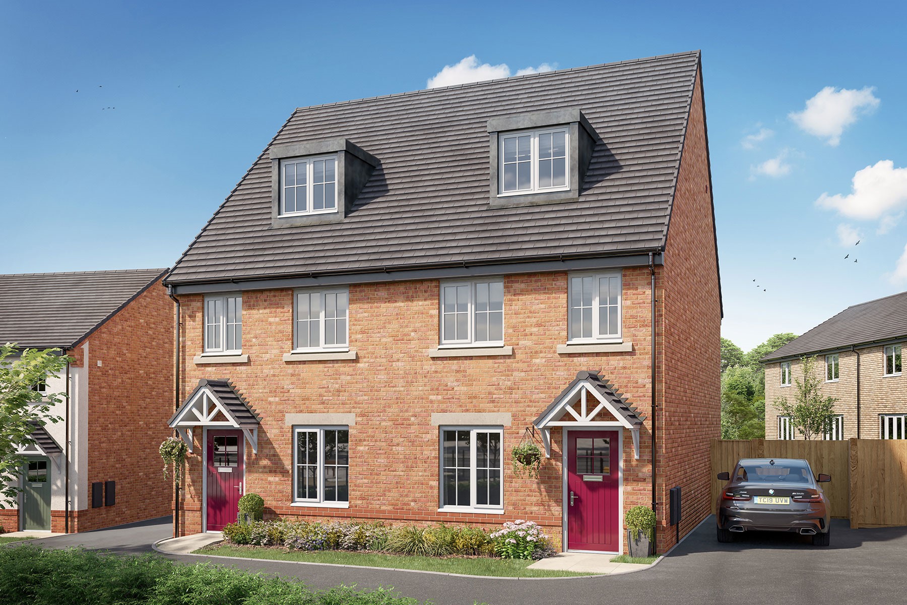 The 3 bedroom Braxton is an ideal choice for first time buyers