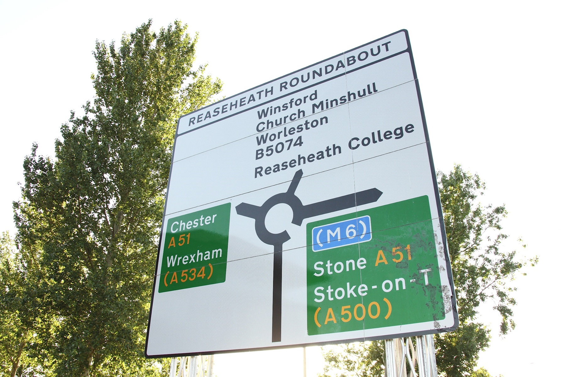 Nantwich reaseheath roundabout connectivity links