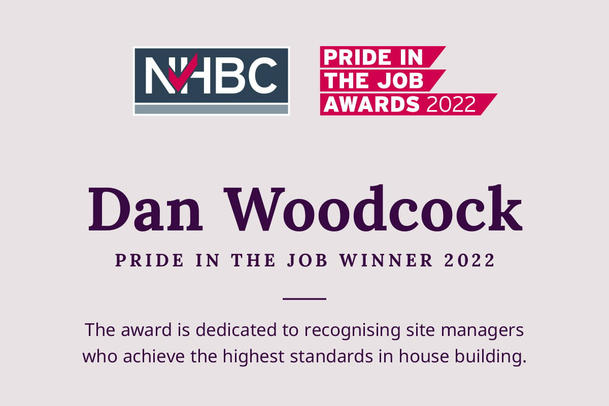 Dan Woodcock wins Pride in the Job Award 2022