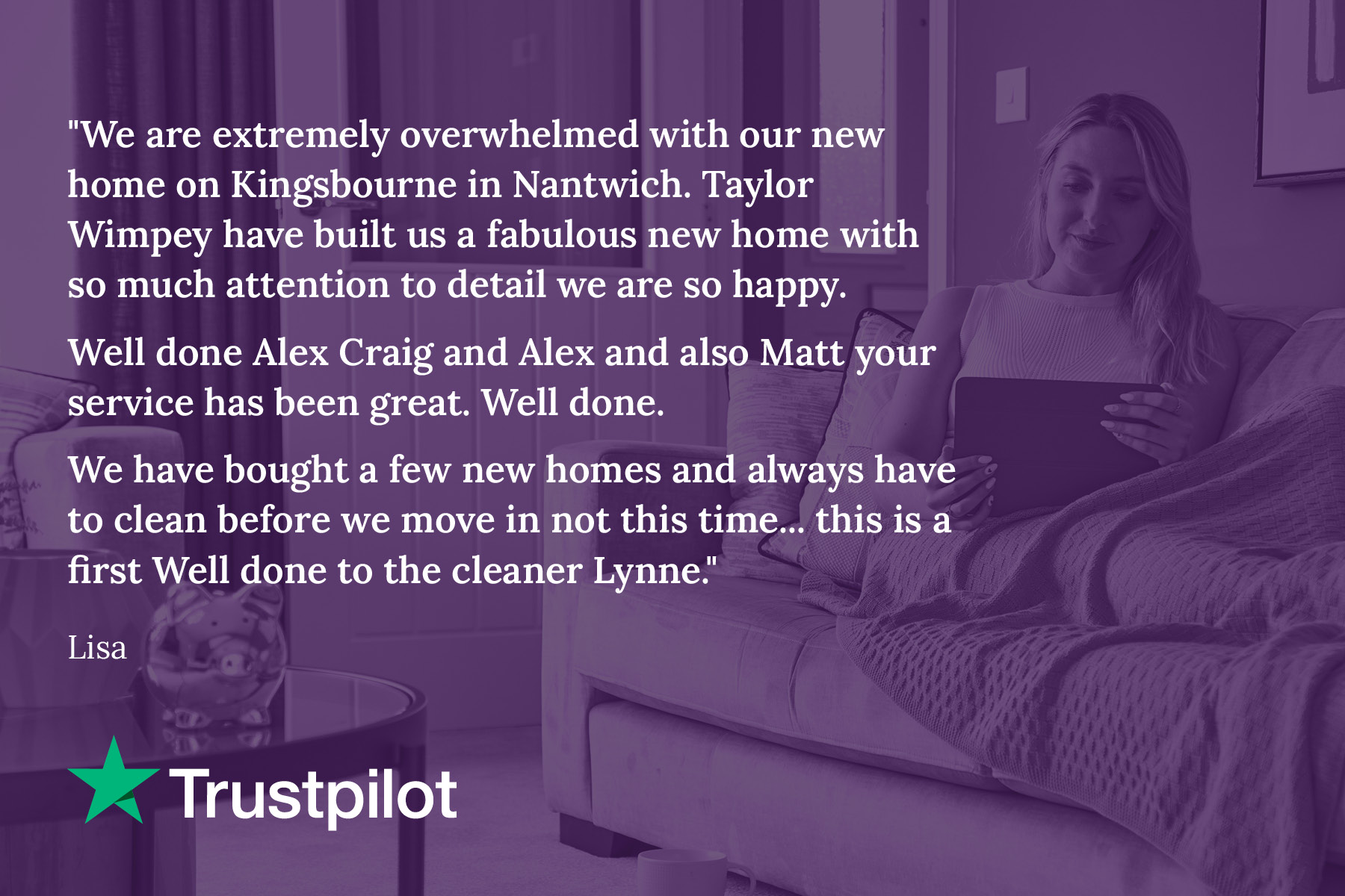 Trustpilot review for Kingsbourne