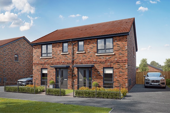 2 bedroom semi-detached