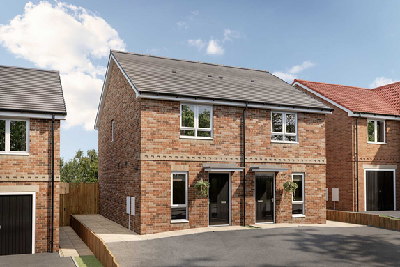 2 bedroom semi-detached