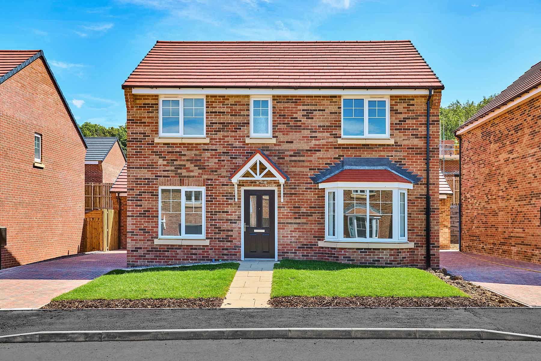The spacious four bedroom Manford