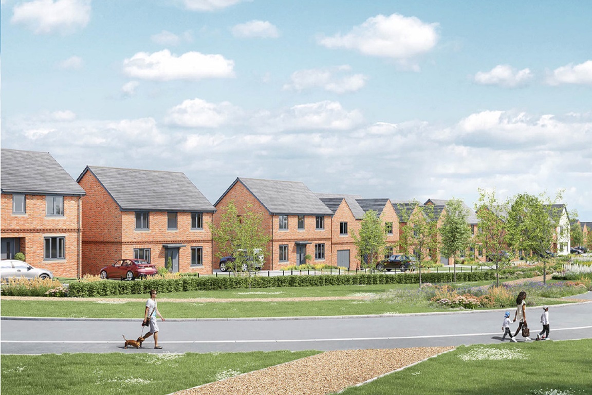 An artist impression of how West Lane, Ripon will look
