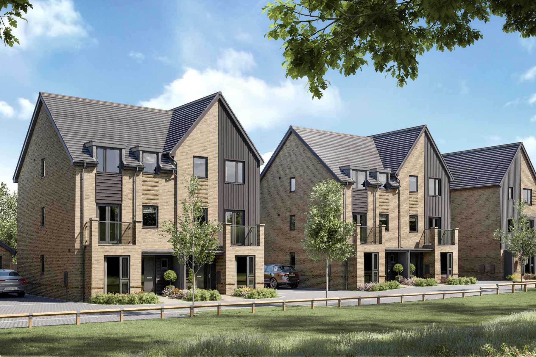 Burgoyne Square features a range of 2, 3 and 4 bedroom homes plus 2 bedroom apartments.