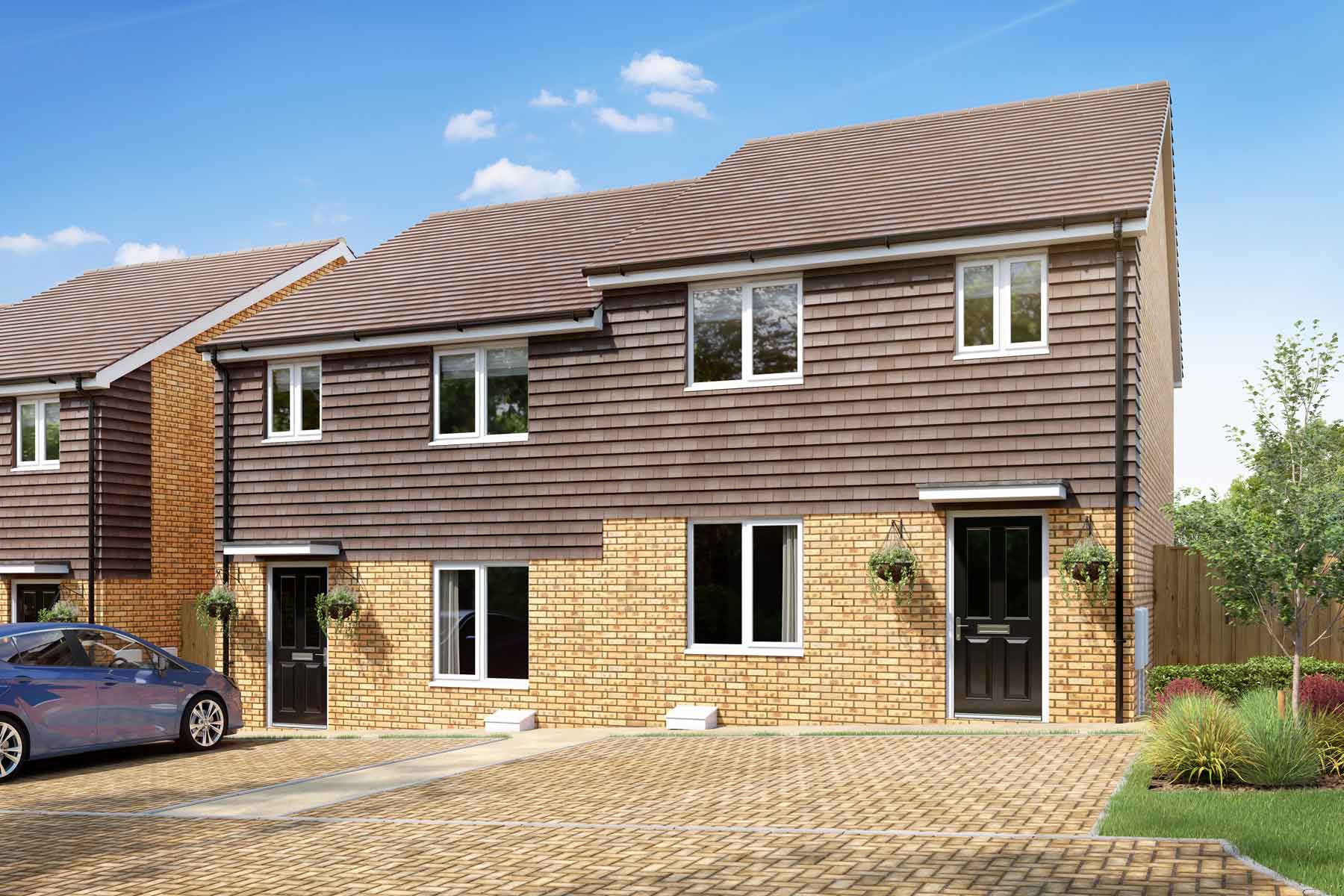 An artist's impression of the 3-bed Byford house type
