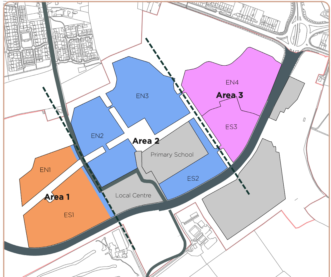 Hampden Fields East Site Plan Neighbourhood