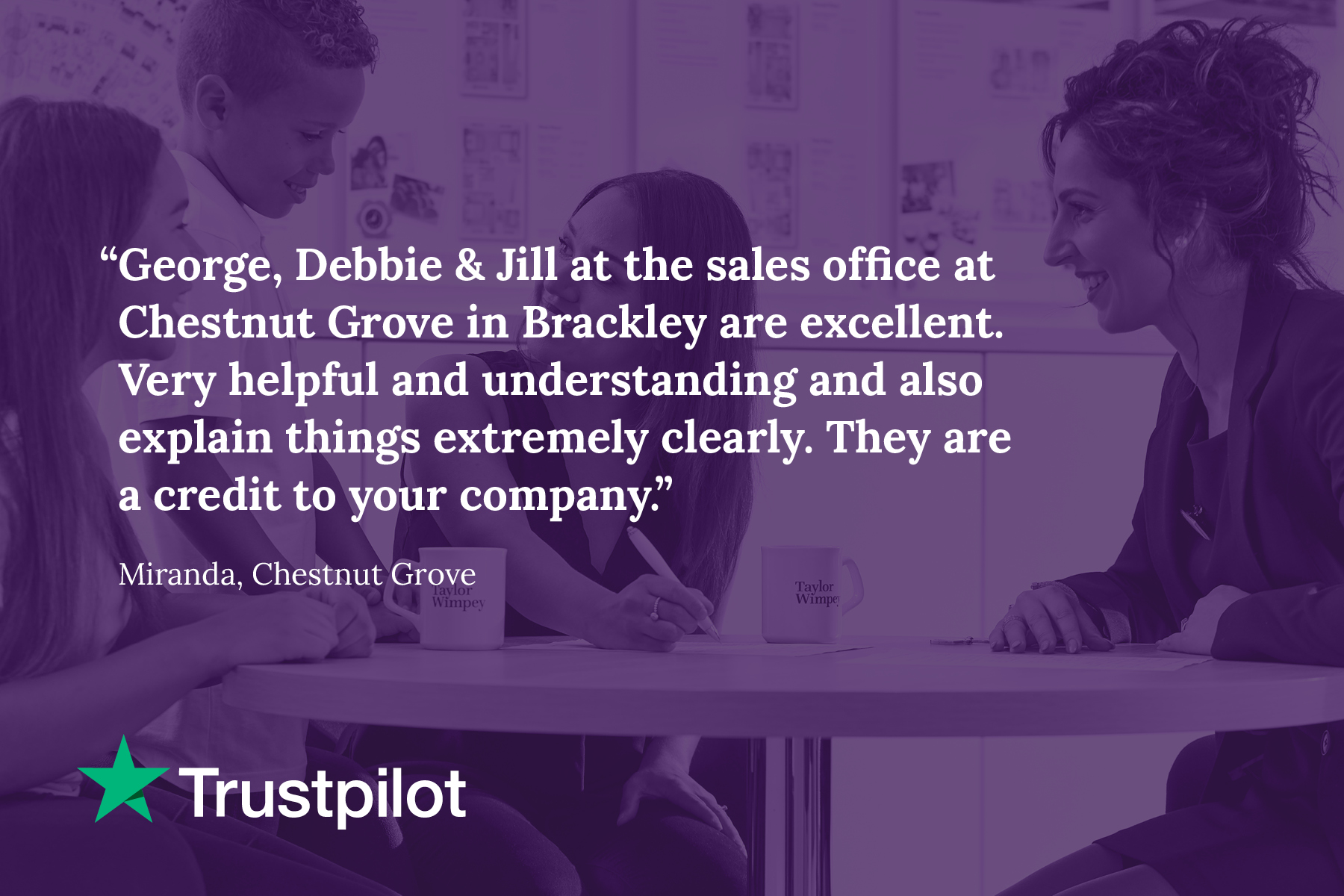 Chestnut Grove Trustpilot review