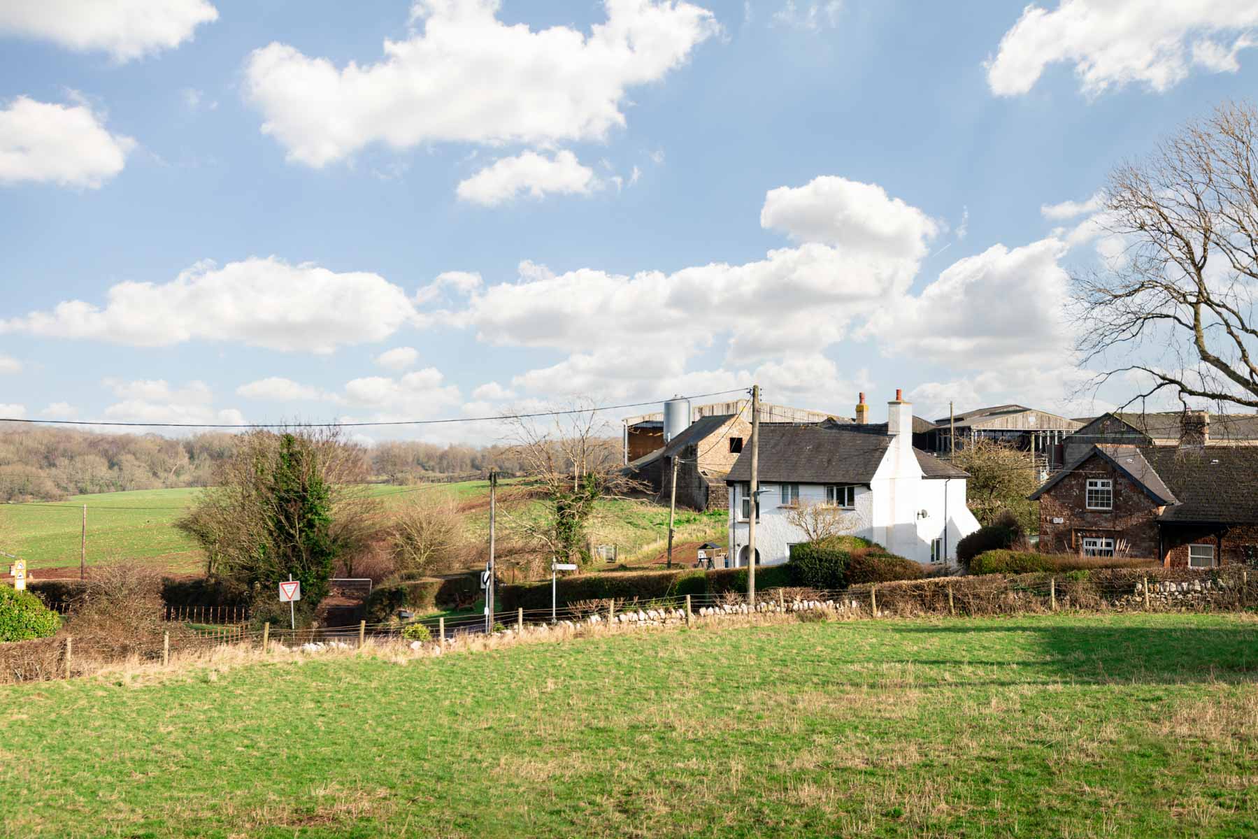 Views from front of development