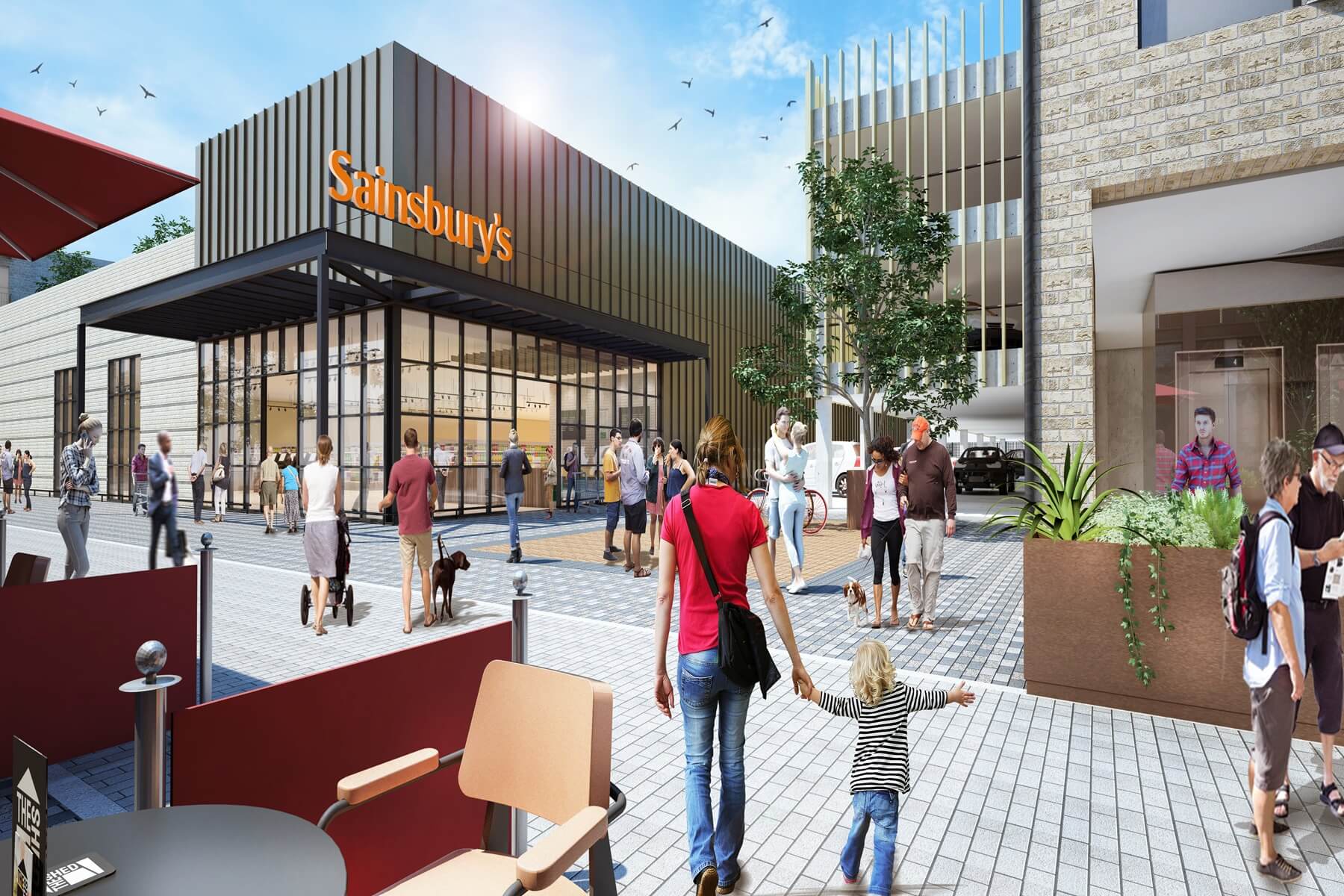 Bordon new town CGI