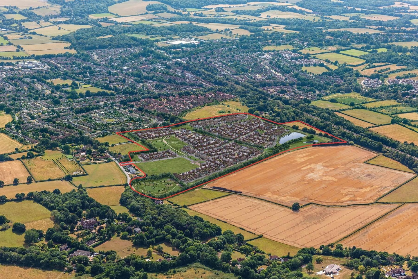 Ockley Park, Hassocks aerial CGI