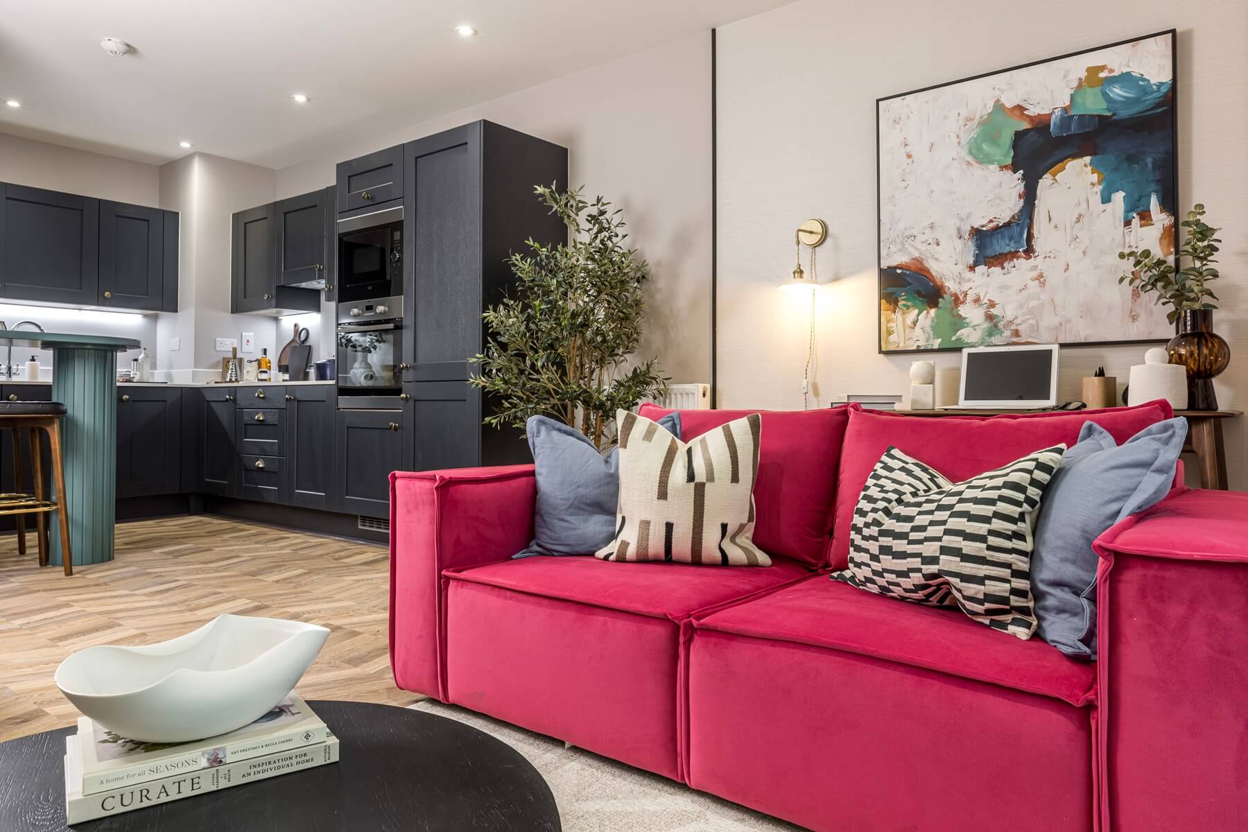 Open plan layout