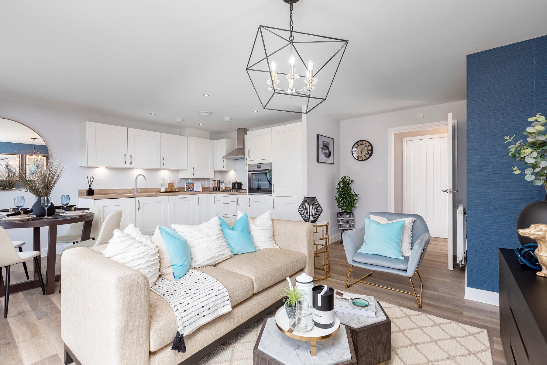 Open plan layout