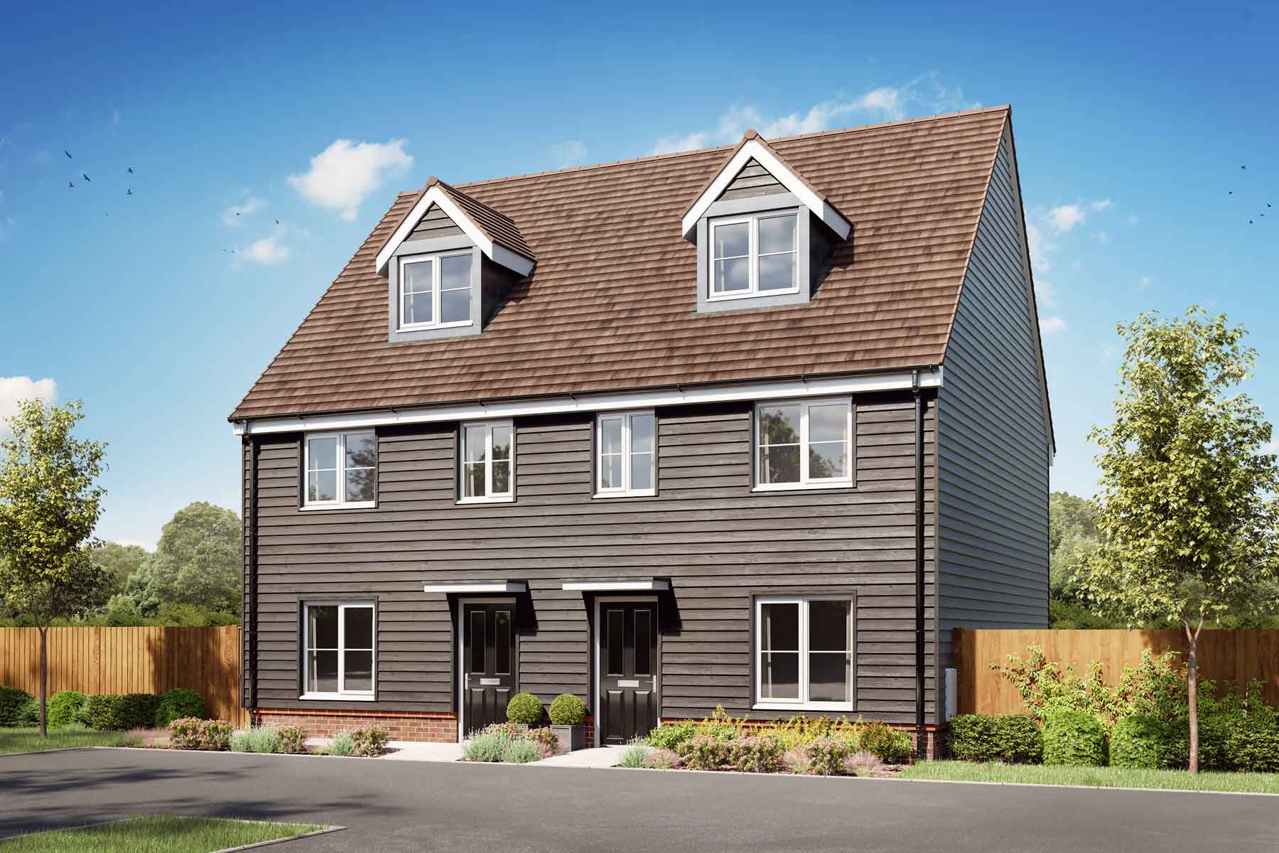 Artist's impression of a typical Colton home