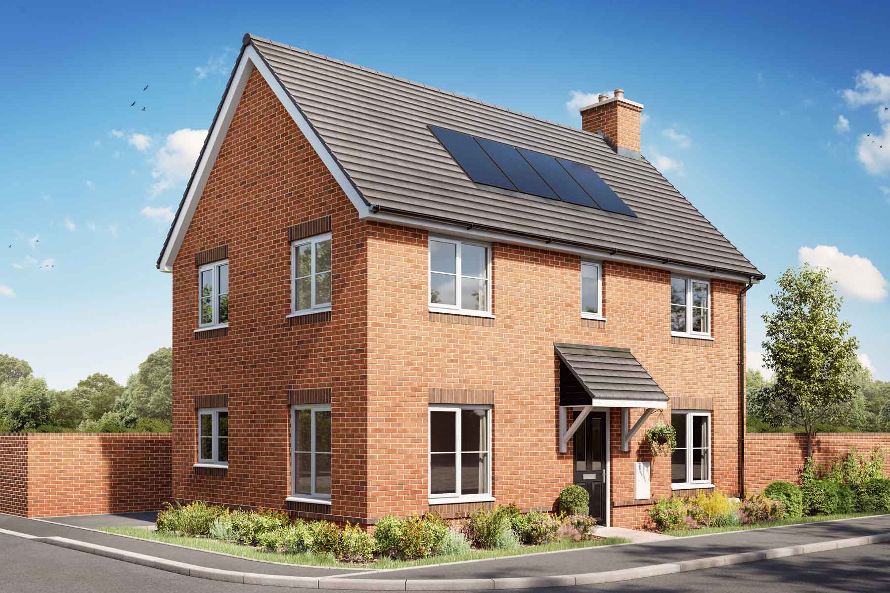 Artist's impression of a typical Kingdale home