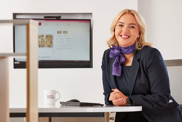 Female sales executive