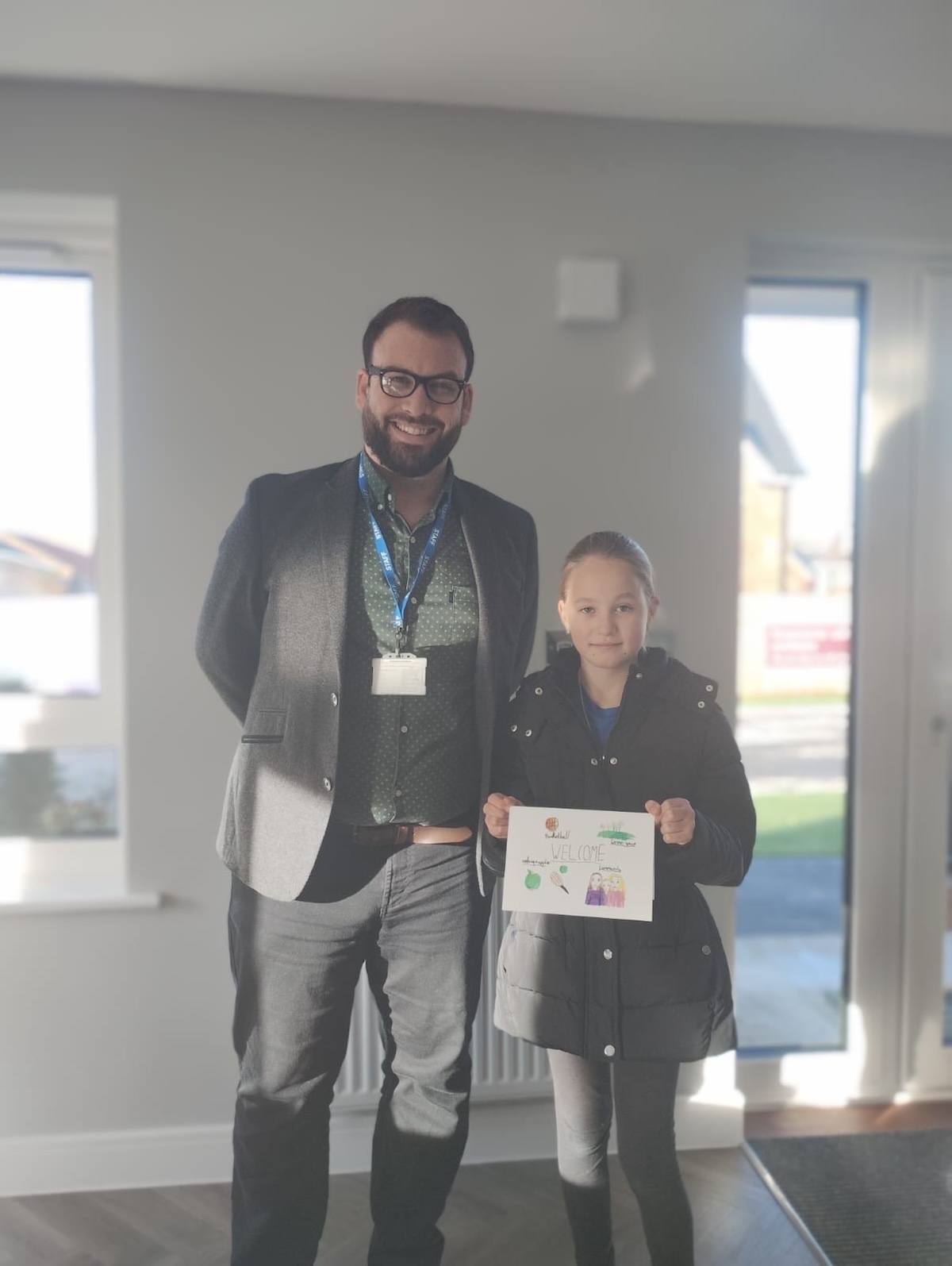 RESIZEDTWWL Mihaela Racu winner of the Welcome Home Card Competition at The Forum