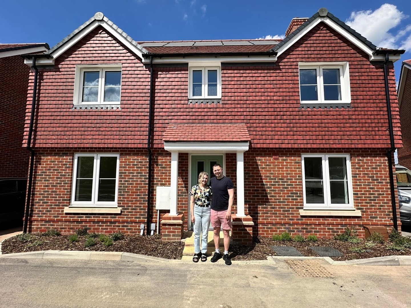 TWWL - Rebecca and Paul at their new home in Bracknell