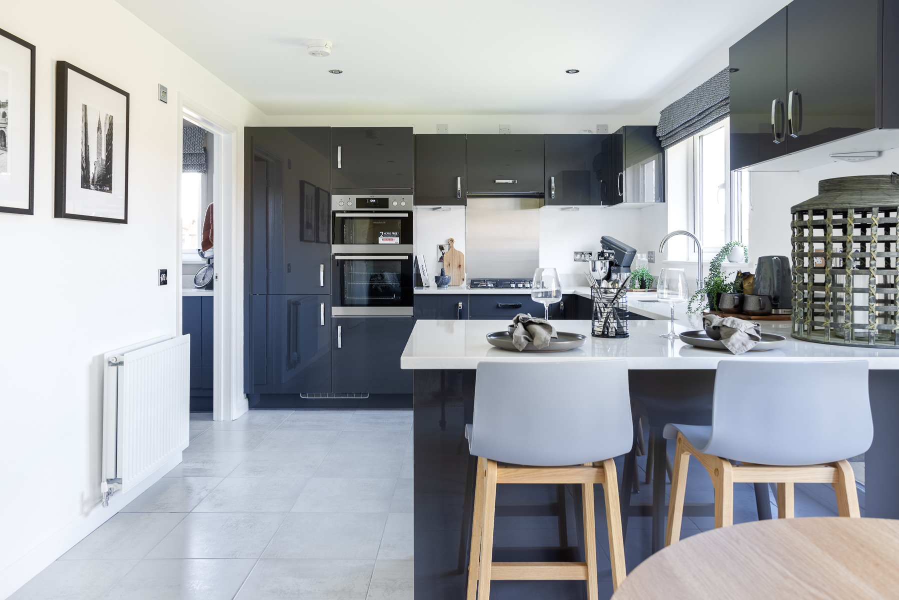 The kitchen in the maxwell home
