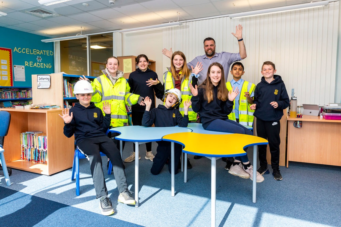 Health and safety talk Mossenuk Primary Stoneyetts View moodiesburn Taylor Wimpey