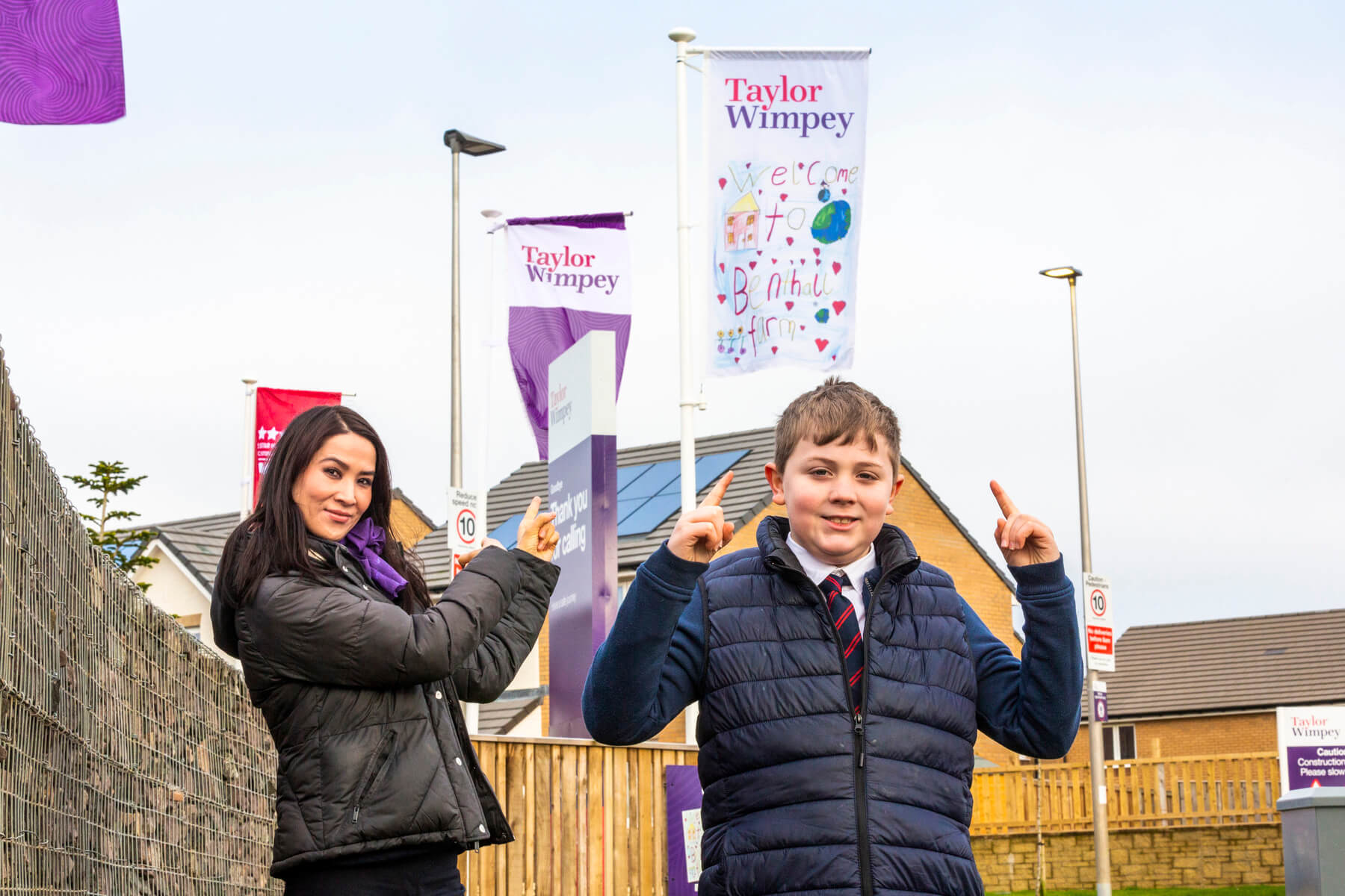 Taylor Wimpey Benthall Farm flag design competition