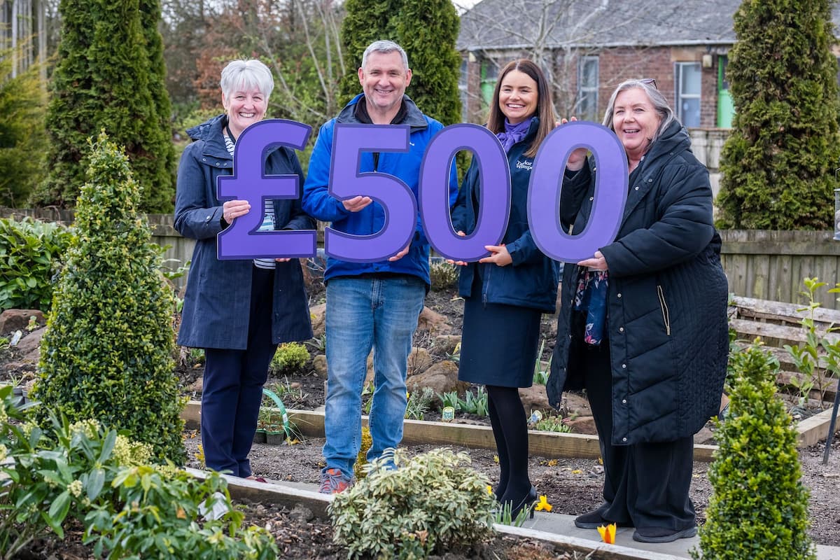 We give a helping hand to Glenboig Development Trust Community Garden