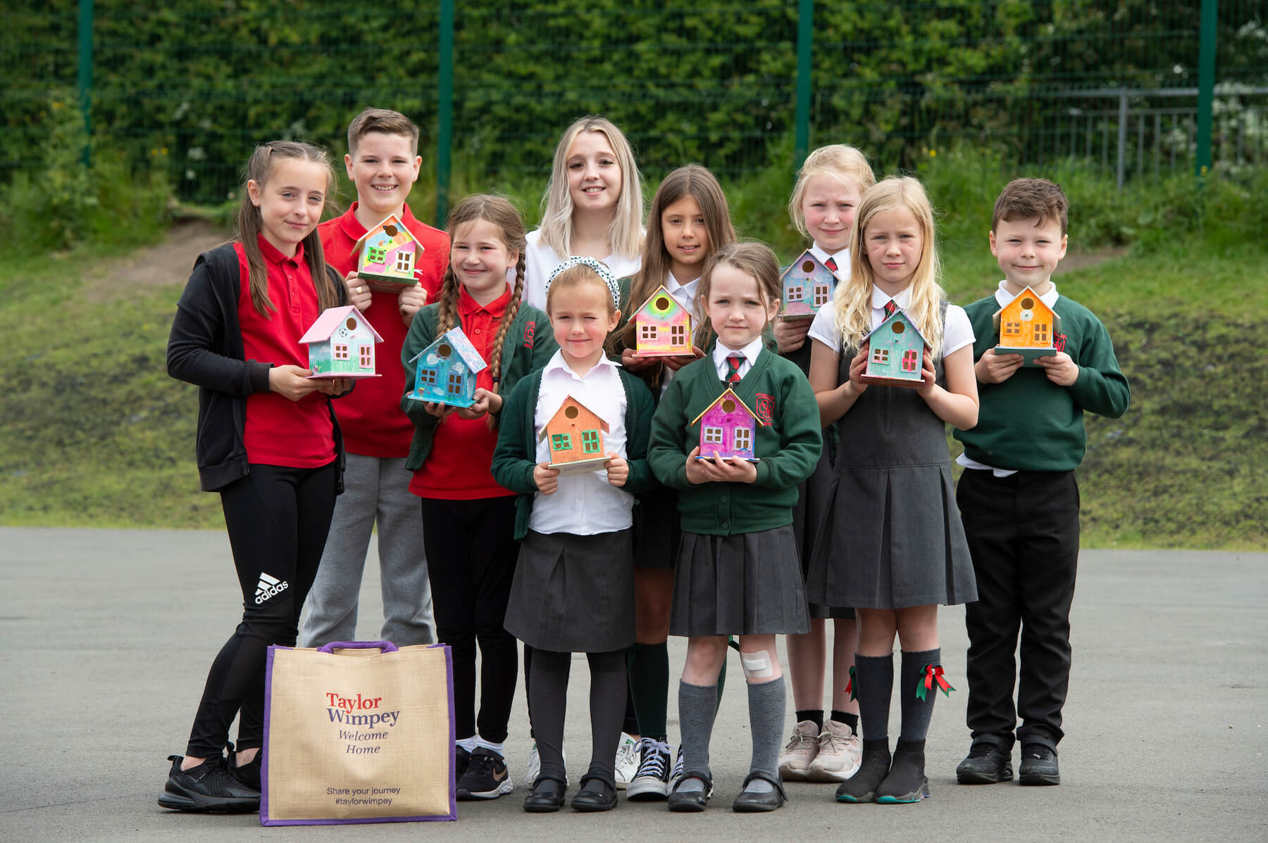 Taylor Wimpey Newton Farm Cambuslang sustainability St Charles Primary School