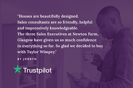 Newton Farm trust pilot review from customer new home