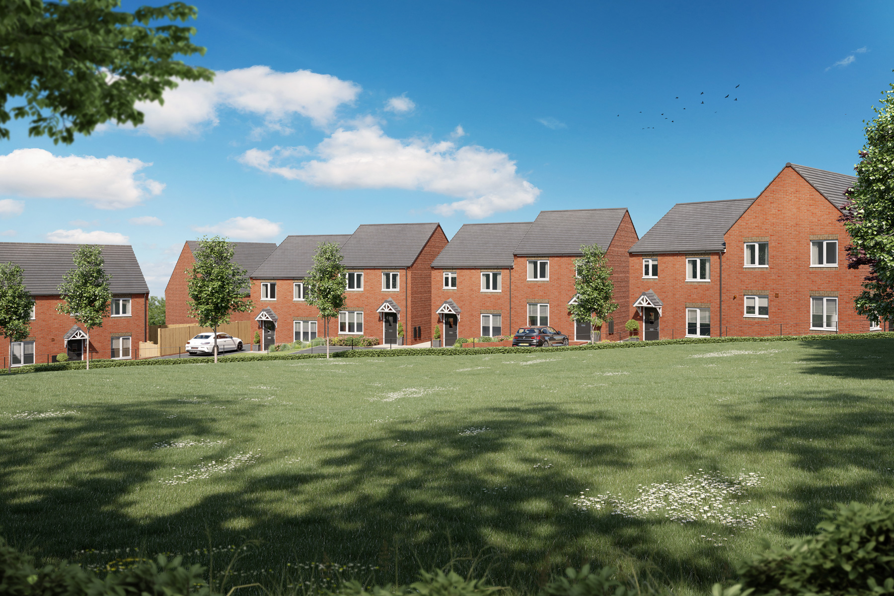 A new development of 2, 3 & 4 bedroom homes