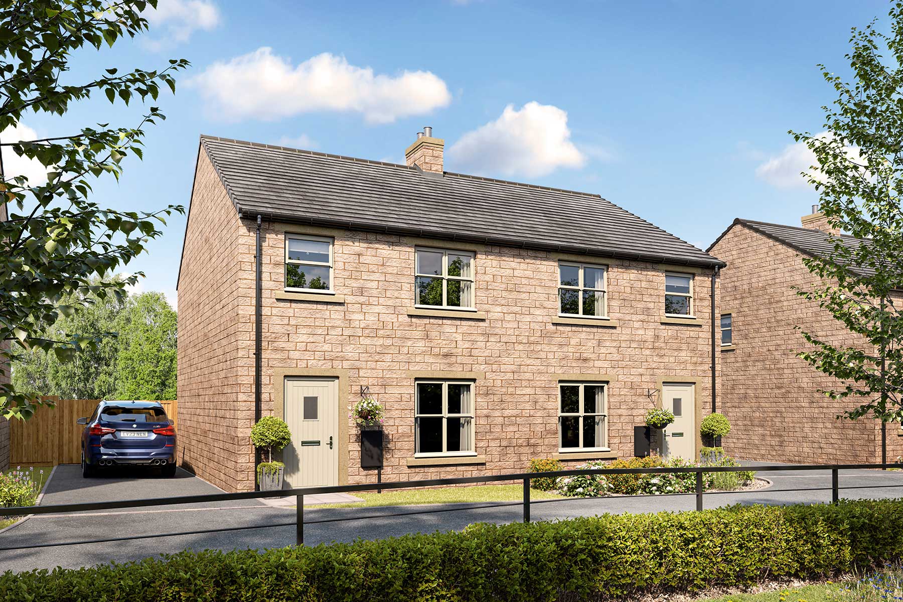 Featuring energy efficient features in all homes