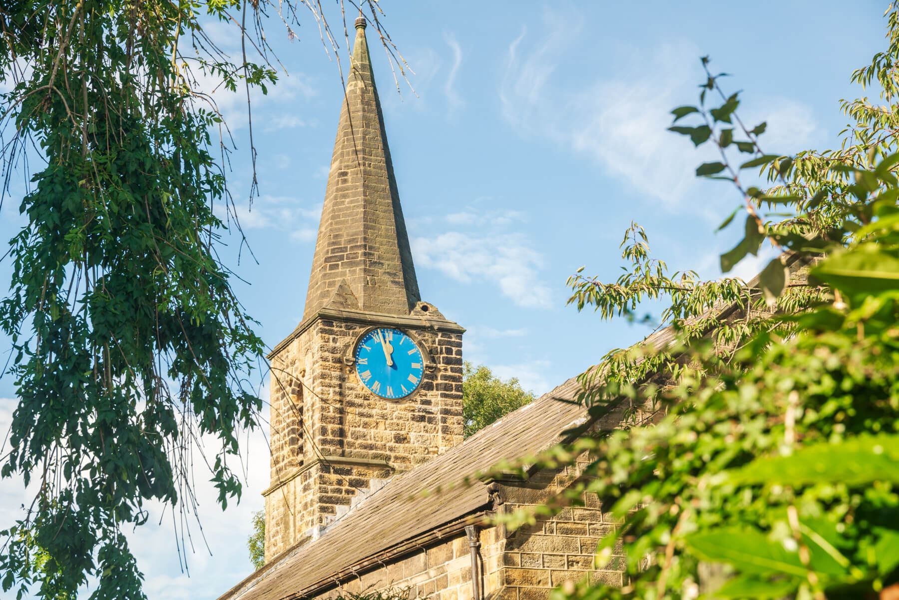 St. Wilfrid's Church sits in the heart of the village
