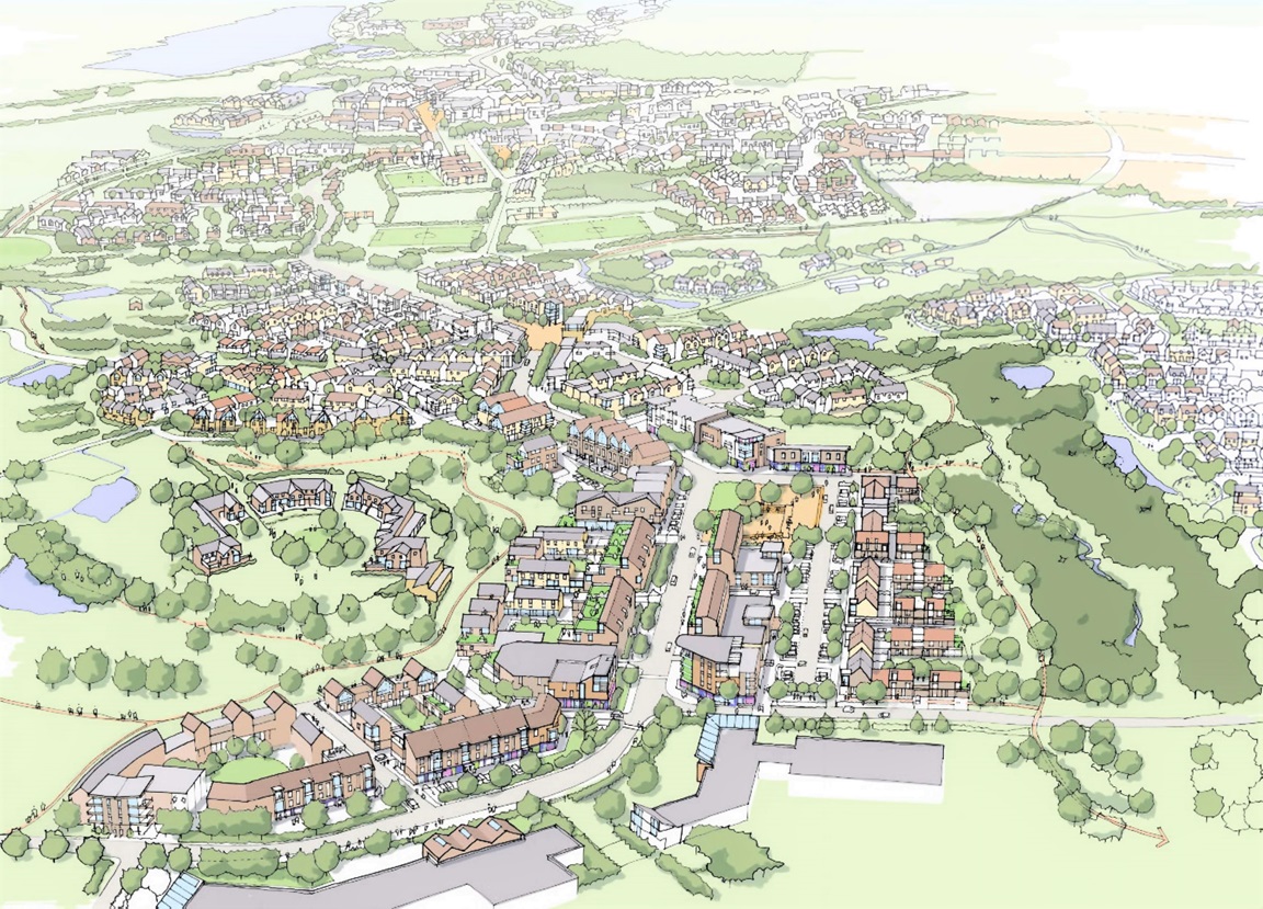 Artists impression of a Taylor Wimpey development