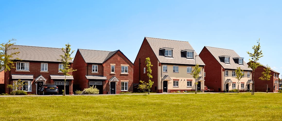 Homes on a Taylor Wimpey development