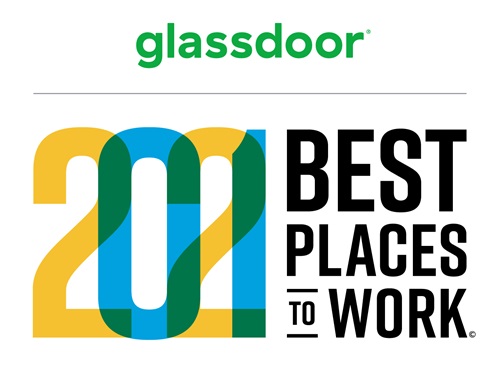 Glassdoor 2021 best places to work award