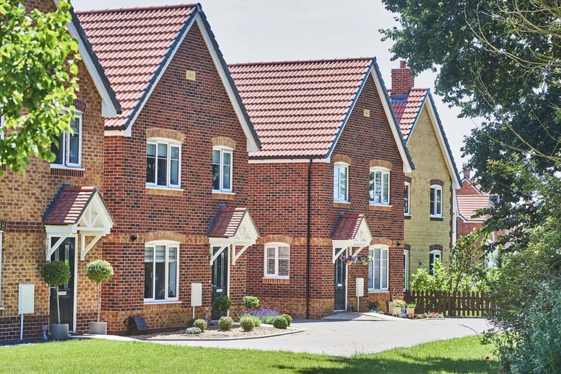 Mixture of new homes at Great Western Park