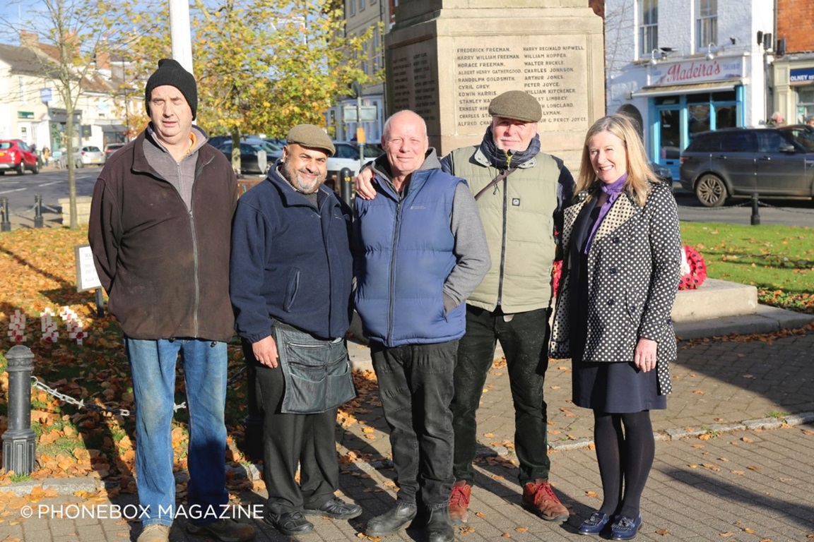 From L – R: Neale Bowdidge (Fruit & Veg), Tony’s Fashions ( Sarupinder Johal, clothes), Colin Dooley (confectionery/sweets/homeware), Paul Dexter (dog beds)