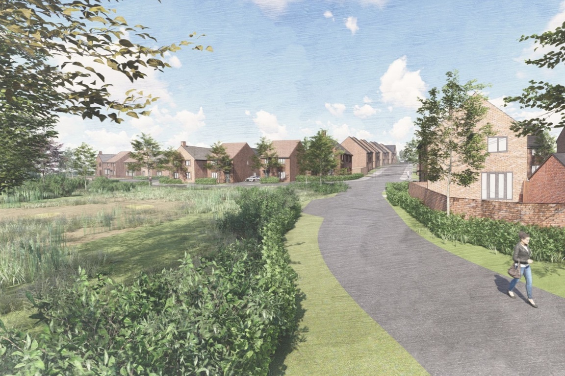 Artist's impression of what Culm Valley Park might look like