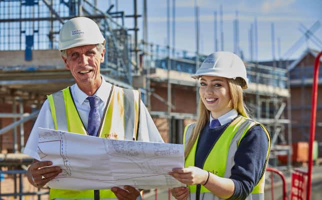 Site managers at at Taylor Wimpey development